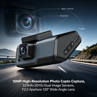 Cámara para Coche VIEVGUARB VS1135 con Monitor de Estacionamiento, Grabación en Bucle, Visión Nocturna, Sensor G, Control por Aplicación, 4K UHD, Doble Lente, WiFi, GPS