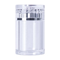 Flacons à pilules en plastique transparents en acrylique, vides, pour 30 comprimés de calcium, pour l'emballage de compléments alimentaires, capsules multivitaminées
