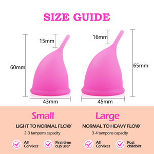 Copas Menstruales Reutilizables de Silicona Médica para Mujeres, Intimates Feminy - Product Image 5