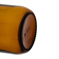 Nouvelle conception, flacon rond en verre ambré vide personnalisé pour médicaments liquides, sirop contre la toux, avec bouchon métallique, best-seller d'usine, plusieurs tailles