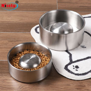 Bols pour animaux de compagnie en acier inoxydable à double paroi de 800 ml, écologiques, isolés sous vide pour chiens et chats - Product Image 4