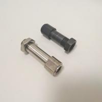 Axe de roue de fauteuil roulant à dégagement rapide sans outil, axe de remplacement robuste avec goupille de positionnement à bouton-poussoir