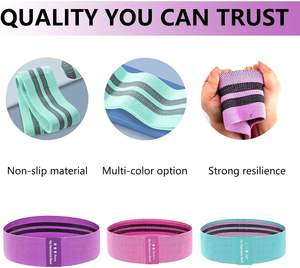 Bandas <span class=keywords><strong>de</strong></span> Resistencia para Glúteos <span class=keywords><strong>de</strong></span> Alta Calidad, Bandas Elásticas Antideslizantes para Ejercicios <span class=keywords><strong>de</strong></span> Gimnasio, Juego <span class=keywords><strong>de</strong></span> Bandas <span class=keywords><strong>de</strong></span> Resistencia Anchas - Product Image 3