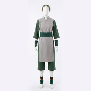 Costume de cosplay Northern Topfu Avatar The Last Airbender pour enfants et filles, tenue verte pour Halloween - Product Image 4