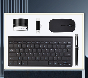 Set Completo di Tastiera e Mouse Wireless Slim <span class=keywords><strong>Zheng</strong></span> <span class=keywords><strong>Yang</strong></span> ZY3060 con Logo Personalizzato, Set 5 in 1 in Confezione Regalo per Gaming, Ufficio e Business - Product Image 4
