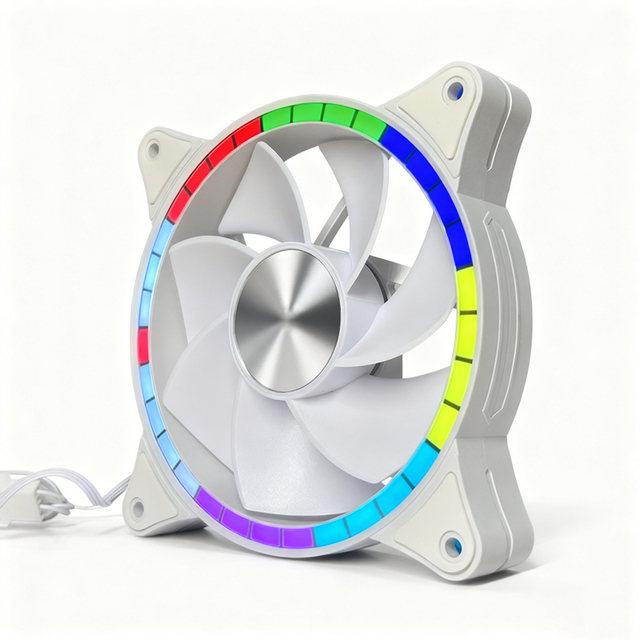 New Arrival for HT-F 120mm ARGB LED Cooling Fan for Computer Case Ball Bearing Plastic Heatsink 47.6CFM Airflow