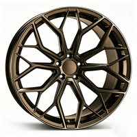 Jantes forgées sur mesure pour BMW M Mercedes AMG Audi RS, concaves profondes, monobloc, bronze, alliage d'aluminium, 18, 19, 20, 21, 22 pouces