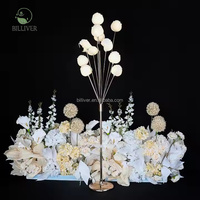 Fairy Luminous Tulip Stage Road Guide Empfangs bereich Kronleuchter Stand Boden Licht Blumen dekoration Hochzeit Geburtstag Event Party
