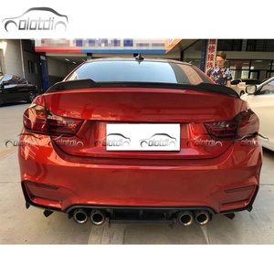 Aileron arrière en carbone pour BMW F82 M4, becquet de coffre style Ducktail CS, pièces automobiles - Product Image 2