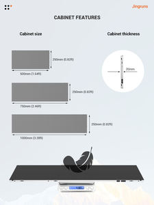 Jingruns Installation rapide Accès frontal P2.604 Ultra mince intérieur fixe Led vidéo mur panneaux d'affichage pour salle de sport en <span class=keywords><strong>France</strong></span> - Product Image 3