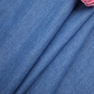 Tela vaquera de poliéster y algodón, tejido elástico, disponible en color negro y azul, Indigo, disponible en China - Product Image 4