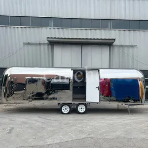 Camion de voyage mobile en acier inoxydable personnalisé Canche, remorque de camping de 7 m entièrement équipée - Product Image 1