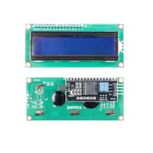 Module LCD1602 1602, écran bleu, affichage <span class=keywords><strong>LCD</strong></span> à caractères <span class=keywords><strong>16x2</strong></span> avec adaptateur d'interface série IIC I2C pour <span class=keywords><strong>Arduino</strong></span> - Product Image 1