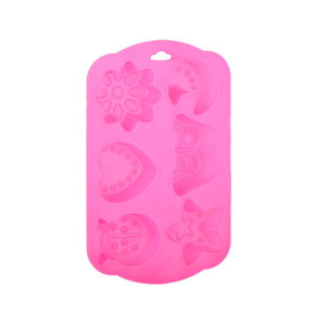 Mingxin Silicone Cake Mold 6 Cavities Different Shapes Heat Resistant Oven Safe For Baking - Product Image 2