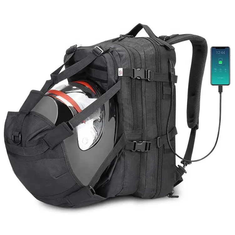 Motocycle Bakcpack, Helmet Backpack, 37L Motocycle Helmet Bag