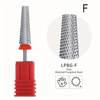 Brocas para uñas 5 en 1, barril grande de alta calidad, carburo liso M C, brocas largas de etiqueta privada para quitar Uñas acrílicas