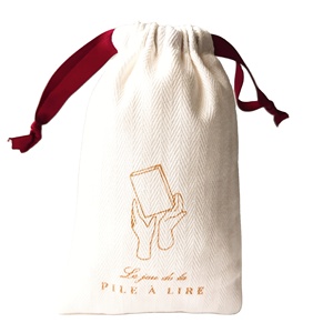 Custom Logo Small Canvas Dust Bag Herringbone Cotton Purse for <b>Jewelry</b> for <b>Packaging</b> and Gift Giving - Product Image 1