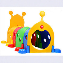 Tunnel de jeu Caterpillar pour tout-petits, maisonnette d'escalade intérieure/extérieure en plastique durable, pour l'éveil animalier des bébés dans les parcs d'aventure - Product Image 5