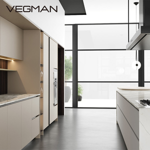 Hiện đại phong cách Mỹ nhà bếp lưu trữ tủ <span class=keywords><strong>MDF</strong></span> gỗ sơn mài trắng bao gồm vòi ngăn kéo trượt & bản lề phụ kiện - Product Image 4