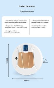Hot selling Portable Robot <b>Vacuum</b> <b>Cleaner</b> - Wireless Automatic Sweep <b>Vacuum</b> Mop for home - Product Image 6