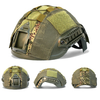 Demi-casque tactique d'extérieur, camouflage respirant, casque de protection adapté à l'entraînement et à la protection en extérieur