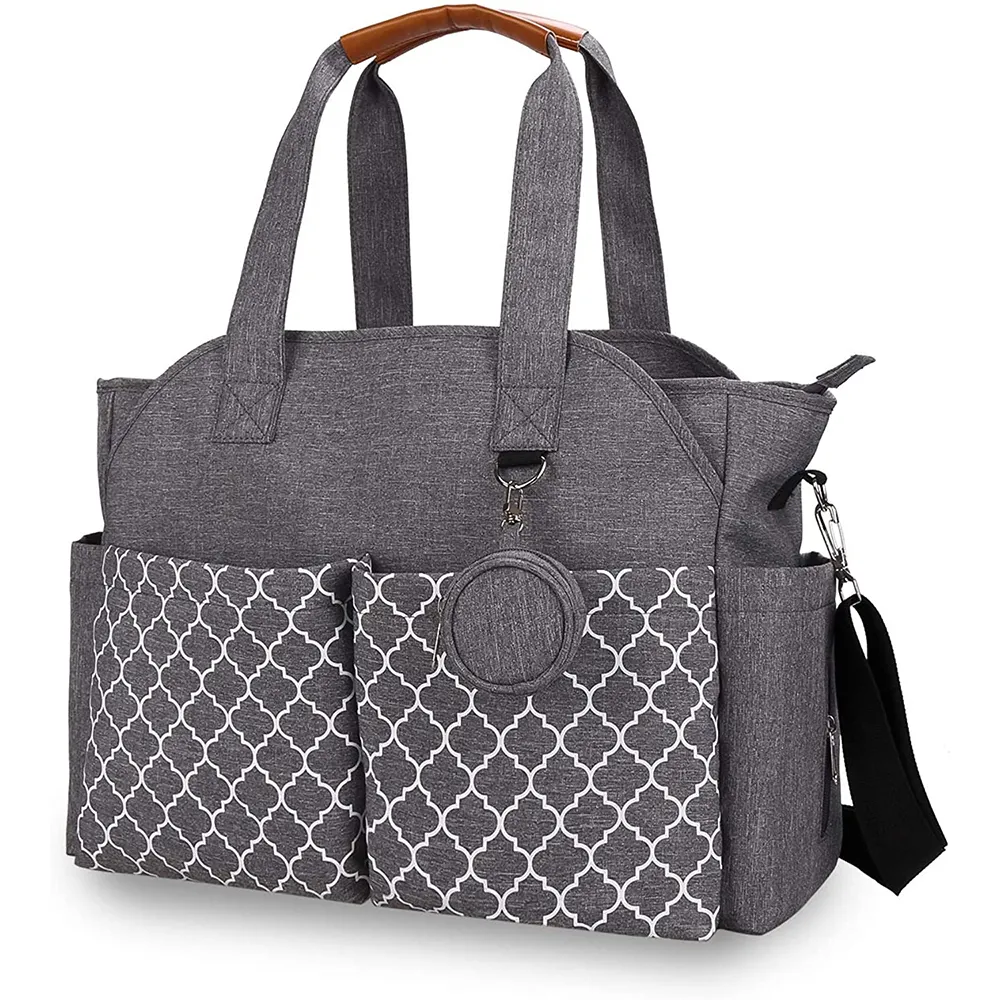 Good Quality Large Capacity Nappy Baby Mommy Diaper Tote Bag With Changing Station