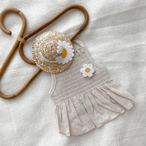 Cute Daisy Dress Suspenders Princess Skirt Cat <b>Dog</b> <b>Clothes</b> Summer Thin Section Bichon Vest <b>Small</b> <b>Dog</b> <b>Clothes</b> Dress Pet Supplies - Product Image 6