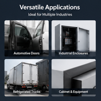 Joint d'étanchéité en mousse EPDM irrégulière haute performance pour portes et fenêtres en verre fabriquées avec des profilés en aluminium