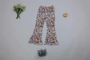 Qingli OEM Pyjamas en bambou personnalisés Vêtements de nuit Ensembles de vêtements pour filles de 3 à 14 <span class=keywords><strong>ans</strong></span> Toutes les saisons avec imprimés de champignons mignons - Product Image 6