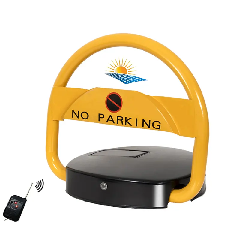 गर्म बिक्री सौर पार्किंग लॉक 4 जी निजी पार्किंग बाधा रिमोट कंट्रोल स्मार्ट वायरलेस सौर पार्किंग बाधा