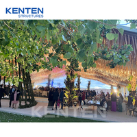 KENTEN projet chapiteau Rave Party Hall réception grande discothèque Festival tente incurvée Portable salle de mariage Arcum tentes pour événements