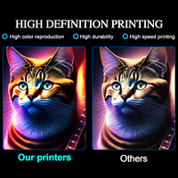 Mesin Transfer Film PET Roll 30cm A3 Plus XP600 DTF Printer dengan Sirkulasi Tinta Putih untuk Pencetakan Kaos Katun Denim Nilon