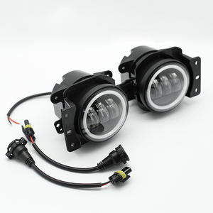 Lampu Kabut Otomatis 4 Inci PC + Lampu Kabut Led Aluminium Cincin Halo Lampu Kabut Led Bulat - Product Image 3