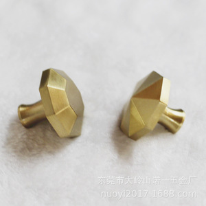 Octagonal <b>Copper</b> Handle For Drawer Furniture Minimalist Design Durable - Product Image 5