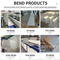 Machine à cintrer automatique pour feuilles plastiques de 3000 mm, plieuse à chaud pour plaques PP PE PVC Acrylique, pour la fabrication de réservoirs chimiques et de tuyaux