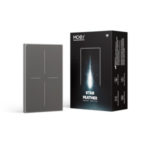 สวิตช์อัจฉริยะ Moes Star Feather 10A 2.4Ghz WiFi หน้าจอสัมผัสควบคุมผนัง - Product Image 1