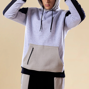 Quick Dry Lightweight Polyester/Cotton Training Wear Set Hot Selling Fashionable Regular Fit Hooded Casual Tracksuits For Winter - Product Image 5