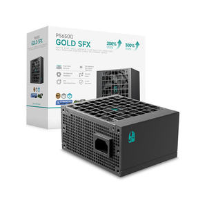Nouveau Stock 2025 Deepcool PS650G SFX ATX3.1 BK&WH Entièrement Modulaire 24 broches 650W Certifié 80 Plus Gold PCIe 5.1 Ventilateur FPD Double pour Ordinateur de Bureau - Product Image 3