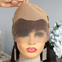 Brazilian Human Hair Wig, Swiss Lace, Fake Scalp