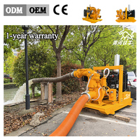 Pompe centrifuge auto-amorçante diesel à levage fixe pour le contrôle des inondations et les situations d'urgence