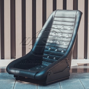 WZSEAHI Sedile da Corsa Universale in PVC Nero, Sedile Sportivo Classico Retrò con Scorrimento - Product Image 5