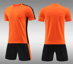 Men's Black <b>White</b> Striped Soccer Jersey Short Sleeve Moisture Wicking Football Shirt Team Uniform Sports Kit Regular Fit - Product Image 5