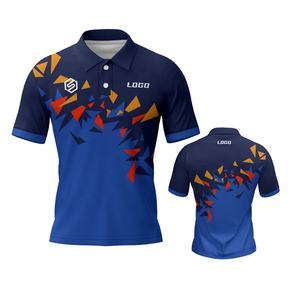 T-shirt sportiva originale personalizzata sublimazione Polo bianca nera abbottonata - Product Image 4