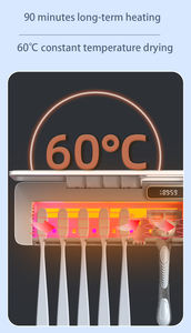 Nuevo Esterilizador Portátil de Plástico para Cepillos de Dientes UVC 2026 con Desinfección por Calor y 99.99% de Esterilización por Radiación Eléctrica - Product Image 6