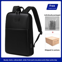 Sac à dos Oxford ultra-fin grande capacité multifonctionnel pour ordinateur portable, étanche, avec fermeture éclair et fermoir, coussin d'air en polyester