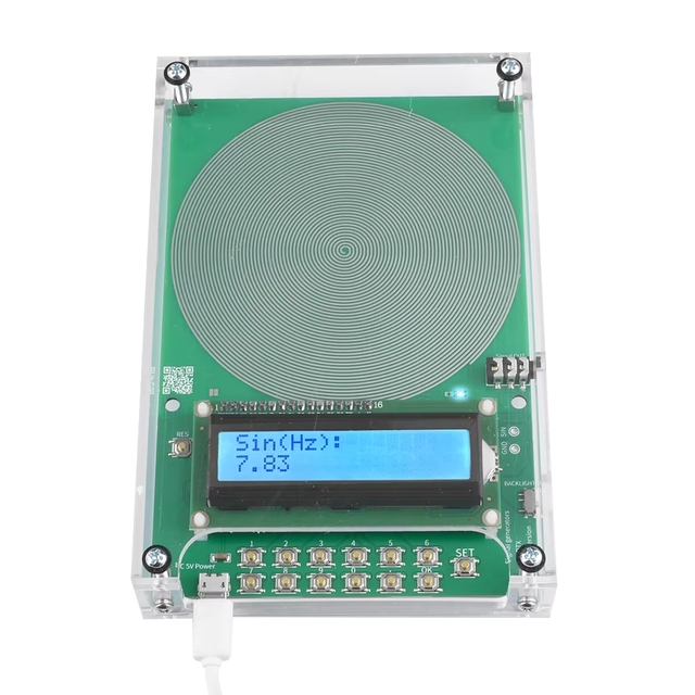 Bssy)7.83hz Schumann Wave Generator Adjustable 0.1hz~30khz Pure Sine Frequency Modulation Signal Audio Resonator