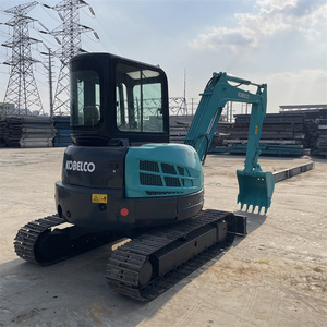 รถขุดขนาดเล็กญี่ปุ่นมือสอง Kobelco SK55SR รถขุดตีนตะขาบพร้อมใบมีด Kobelco SK55SR SK55 มือสอง ราคาพิเศษ - Product Image 3
