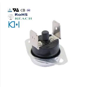 Termostato kh ksd 16a 125v, regulador de temperatura termostato fusível térmica para chaleira termo disco termostatos
