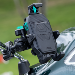 <span class=keywords><strong>Support</strong></span> de <span class=keywords><strong>téléphone</strong></span> en alliage d'aluminium SMNU pour vélo électrique Fat Bike et moto avec couvercle-Antivol et charge rapide à double port - Product Image 1