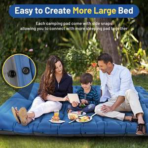 Colchón de Aire Inflable Ligero para Acampar OEM, Colchoneta para Dormir para <span class=keywords><strong>2</strong></span> Personas, Cama Portátil para Exteriores, Colchoneta Impermeable para Senderismo, Ergonómica - Product Image 4